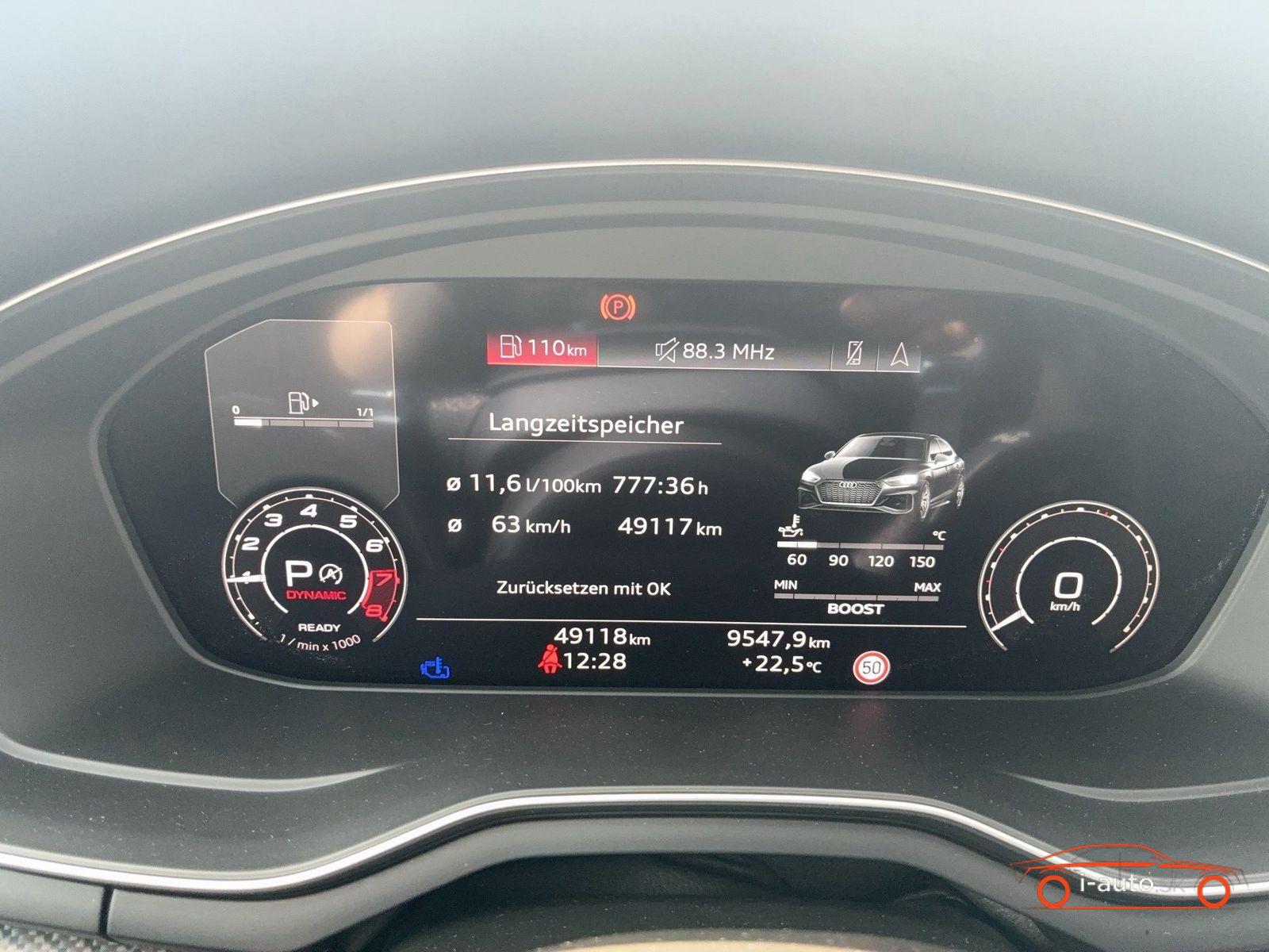 Audi RS5 Sportback quattro za 62000€